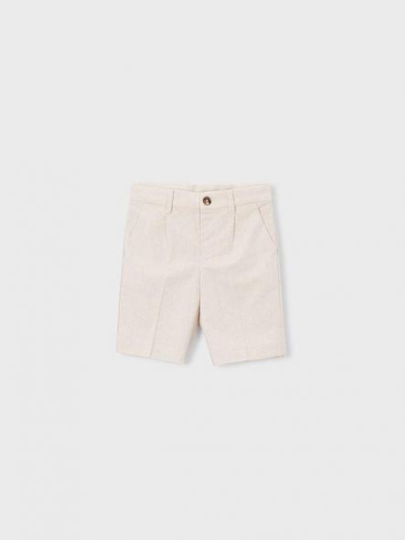 Mayoral Bermuda Lino Suiting 26-03201-046 Avena Mez [2]
