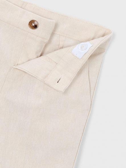 Mayoral Bermuda Lino Suiting 26-03201-046 Avena Mez [4]