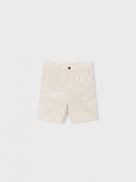 Mayoral Bermuda Lino Suiting 26-03201-047 Avena Cuad [1]
