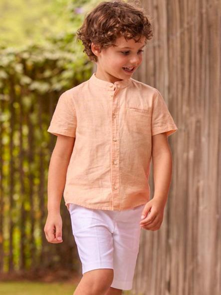 Mayoral Bermuda Lino Suiting 26-03201-048 Blanco