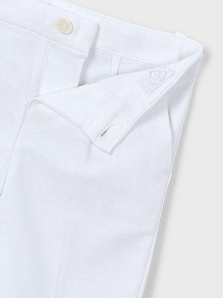 Mayoral Bermuda Lino Suiting 26-03201-048 Blanco [3]