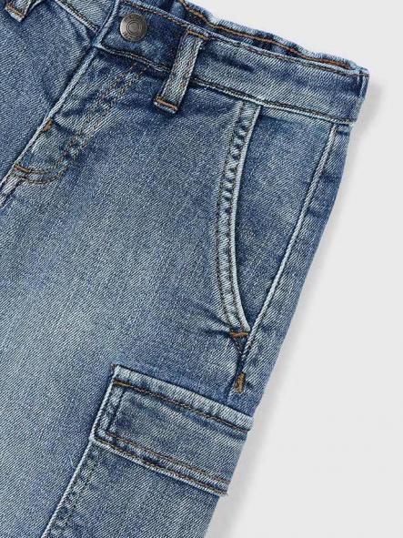 Mayoral Super Bermuda Denim Cargo 26-03206-026 Claro [5]