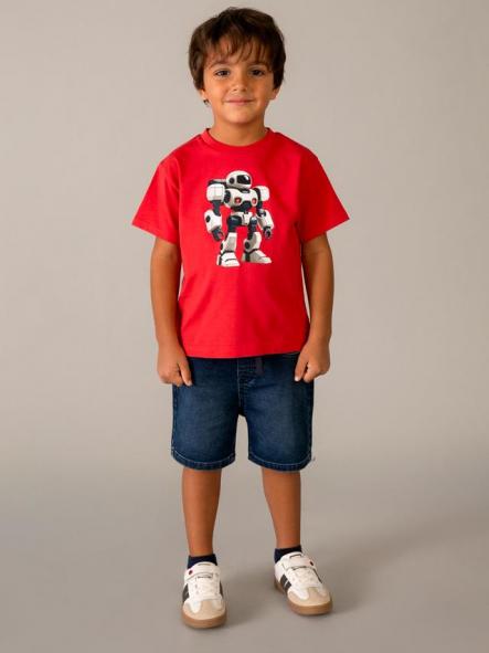 Mayoral Bermuda Soft Denim Jogger 26-03210-077 Oscuro [2]