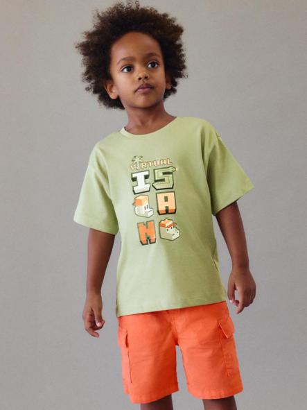 Mayoral Bermuda Bolsillos Cargo 26-03214-087 Naranja