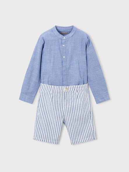 Mayoral Conjunto Bermuda Lino Suiting 26-03216-010 Añil [3]
