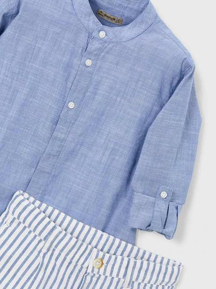 Mayoral Conjunto Bermuda Lino Suiting 26-03216-010 Añil [5]