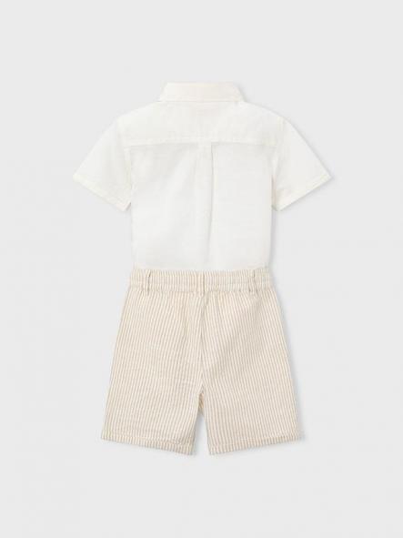 Mayoral Conjunto Bermuda Lino Suiting 26-03217-015 Avena [4]
