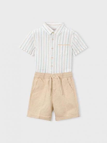 Mayoral Conjunto Bermuda Lino Suiting 26-03217-016 Mocca [3]