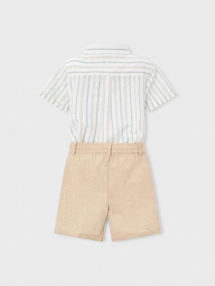 Mayoral Conjunto Bermuda Lino Suiting 26-03217-016 Mocca [4]