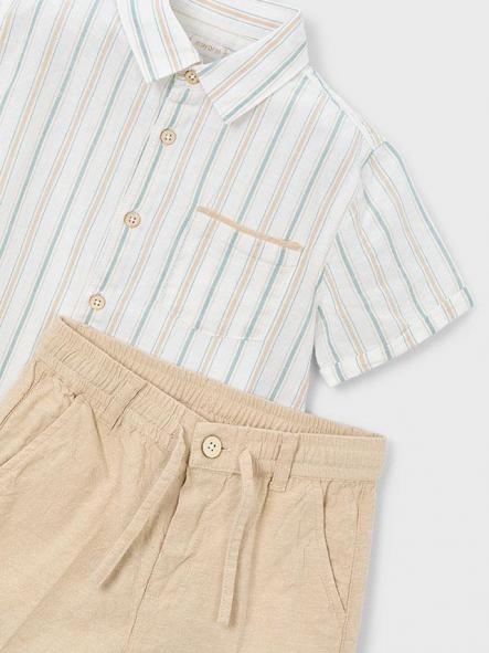 Mayoral Conjunto Bermuda Lino Suiting 26-03217-016 Mocca [5]