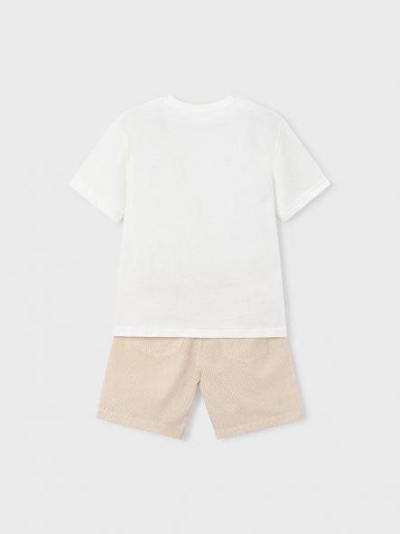 Mayoral Conjunto Bermuda Seersucker 26-03218-045 Mocca [3]