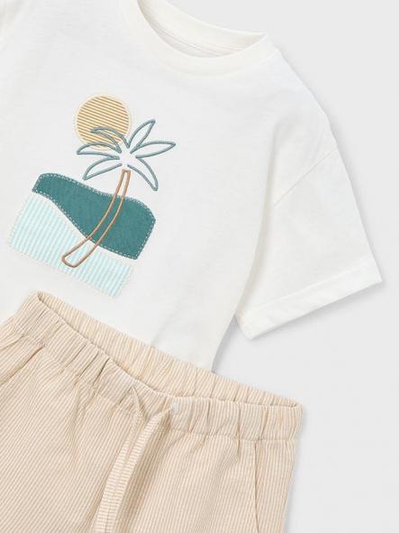 Mayoral Conjunto Bermuda Seersucker 26-03218-045 Mocca [4]