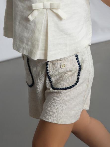 Mayoral Pantalon Corto Bolsillos 26-03219-038 Lino [1]