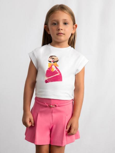 Mayoral Pantalon Corto Punto Roma 26-03220-042 Geranio