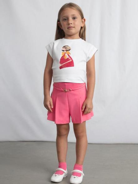 Mayoral Pantalon Corto Punto Roma 26-03220-042 Geranio [2]