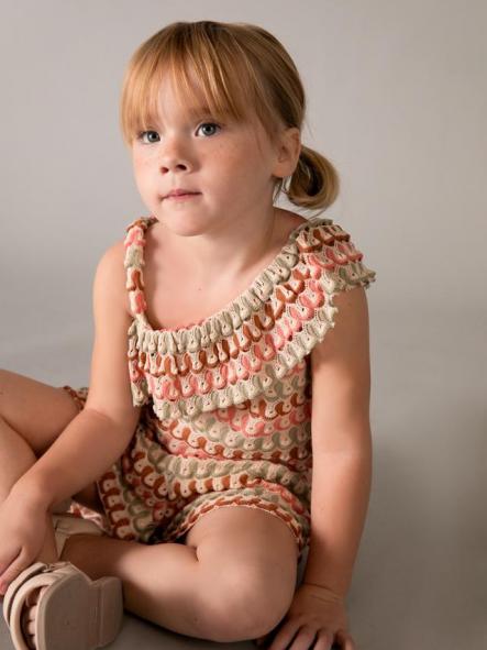 Mayoral Conjunto Short Punto Fantasia 26-03225-059 Mandarina