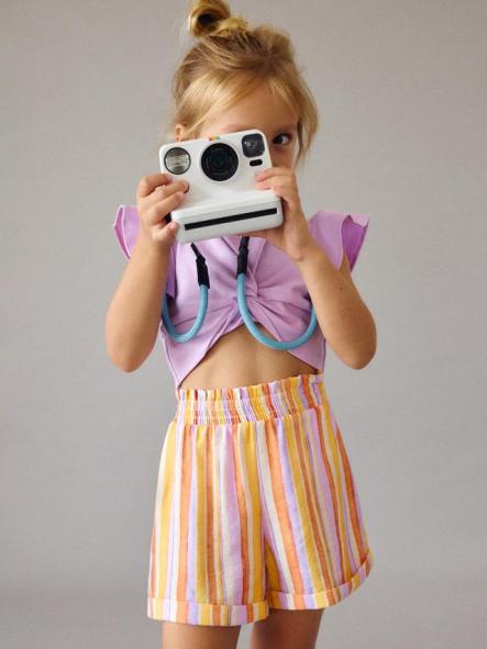 Mayoral Conjunto Short Rayas 26-03227-068 Lilac