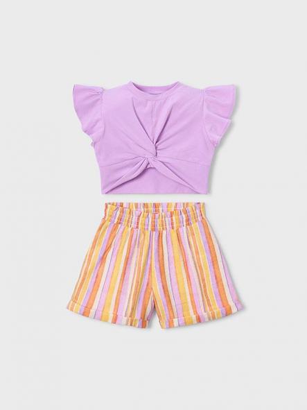 Mayoral Conjunto Short Rayas 26-03227-068 Lilac [3]
