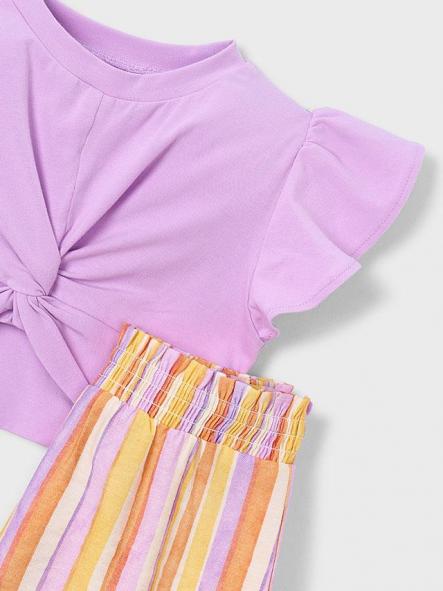 Mayoral Conjunto Short Rayas 26-03227-068 Lilac [5]