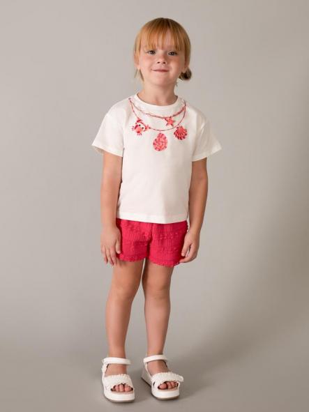 Mayoral Conjunto Short Punto Fantasia 26-03231-075 Amapola