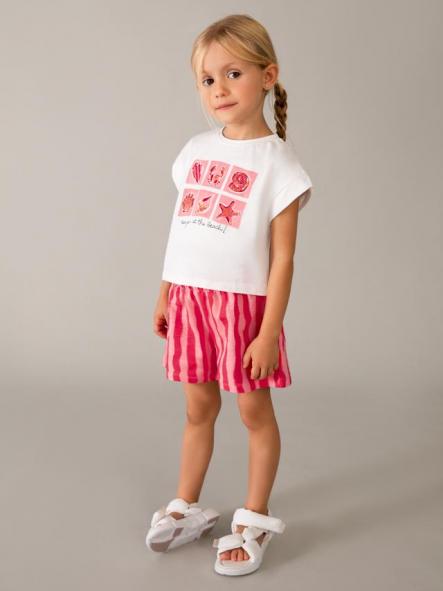 Mayoral Conjunto Short Felpa flame 26-03234-080 Amapola