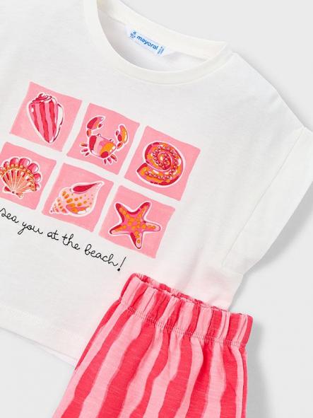 Mayoral Conjunto Short Felpa flame 26-03234-080 Amapola [5]