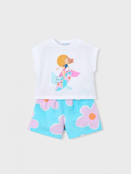 Mayoral Conjunto Short Felpa flame 26-03234-081 Lilac [2]