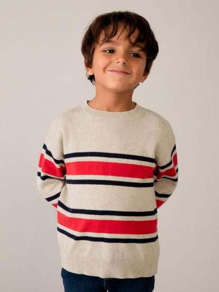 Mayoral Jersey Rayas 26-03378-020 Tomate