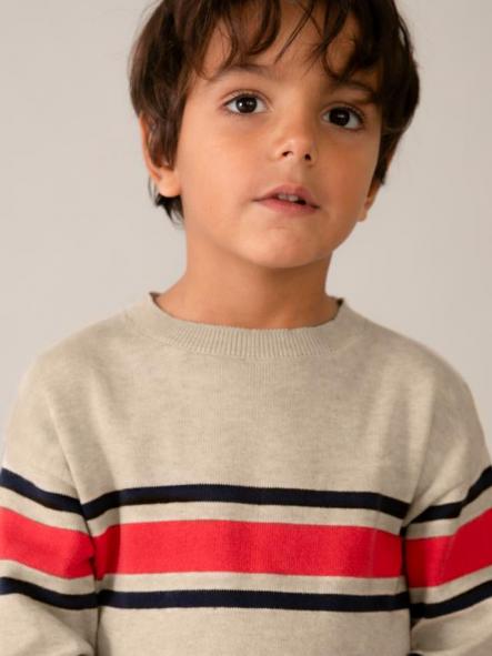 Mayoral Jersey Rayas 26-03378-020 Tomate [1]