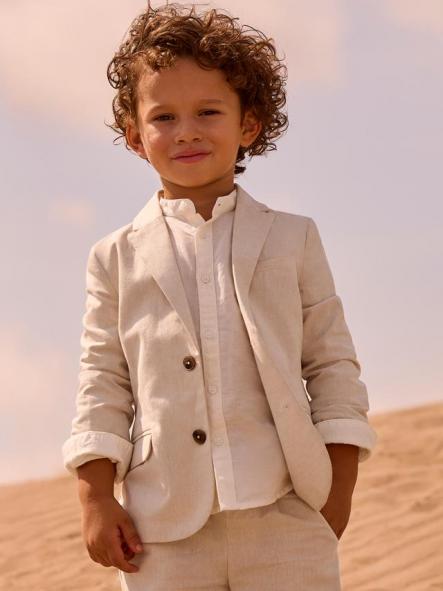 Mayoral Chaqueta Lino Suiting 26-03437-046 Avena Mez