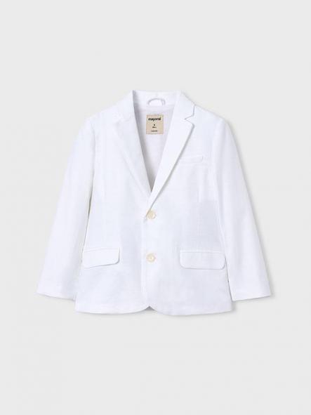 Mayoral Chaqueta Lino Suiting 26-03437-048 Blanco [3]