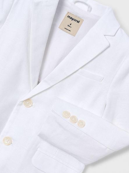 Mayoral Chaqueta Lino Suiting 26-03437-048 Blanco [5]