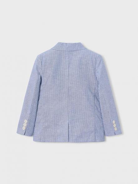 Mayoral Chaqueta Lino Suiting 26-03437-049 Añil rayas [3]