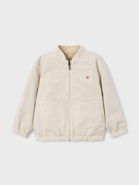 Mayoral Cortavientos Reversible lino 26-03444-047 Avena Cuad [1]