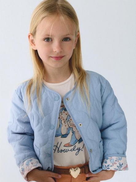 Mayoral Chaqueta Reversible Acolchada 26-03452-025 Celeste [1]