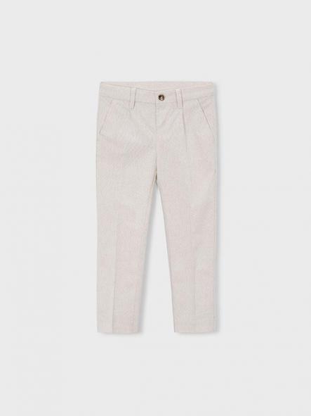 Mayoral Pantalon Lino Suiting 26-03574-064 Avena Mez [1]