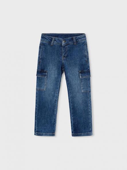 Mayoral Pantalon Denim Cargo 26-03578-092 Medio