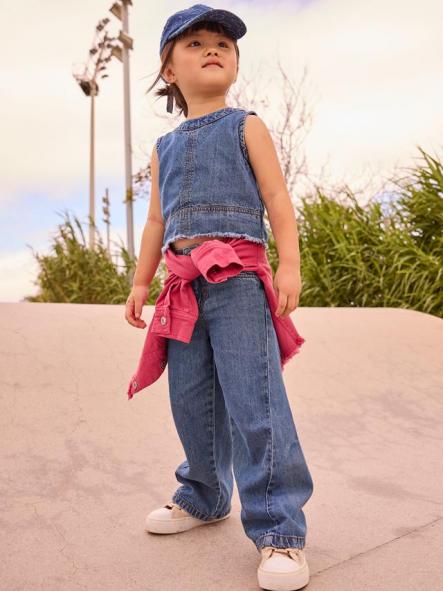 Mayoral Pantalon Largo Denim Fluido 26-03590-053 Oscuro