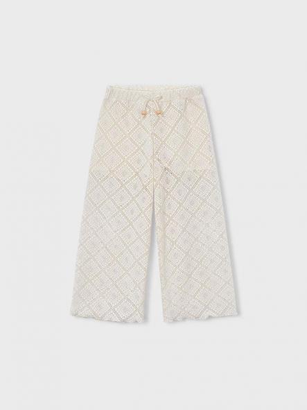 Mayoral Pantalon Largo Crochet 26-03591-088 Garbanzo