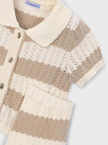 Mayoral Conjunto Pantalón Largo Tricot 26-03595-067 Arena [2]