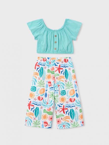 Mayoral Conjunto Pantalón Largo Estampado 26-03597-070 Oasis