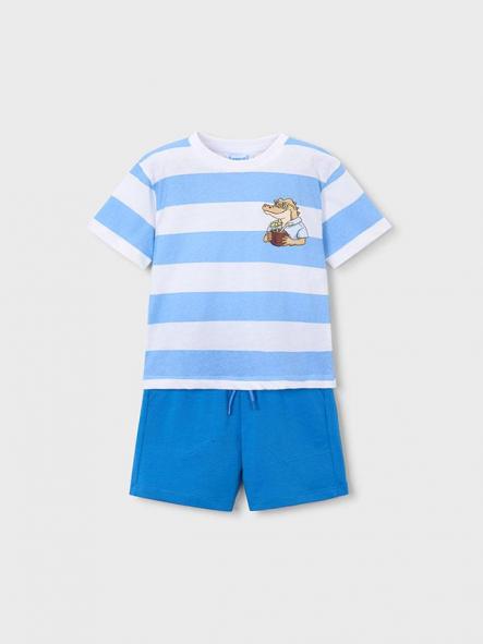 Mayoral Conjunto Punto "Good Vibes" 26-03602-24 Celeste