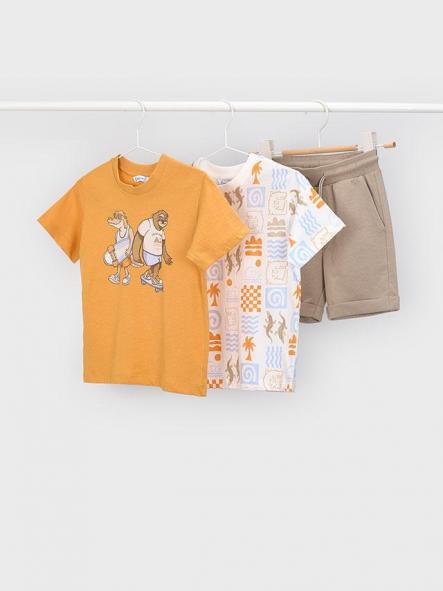 Mayoral Conjunto Punto 2 Camisetas 26-03609-057 Peach