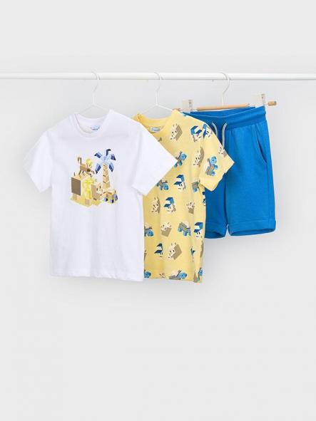 Mayoral Conjunto Punto 2 Camisetas 26-03609-058 Lemon