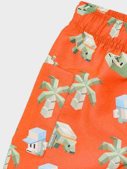 Mayoral Bañador Bermuda Estampado 26-03612-088 Naranja [2]