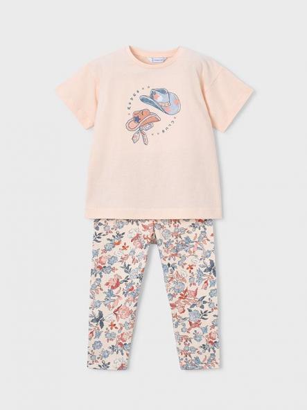 Mayoral Conjunto Leggings Estampado 26-03727-037 Salmon [2]
