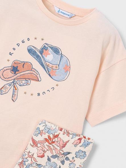 Mayoral Conjunto Leggings Estampado 26-03727-037 Salmon [4]