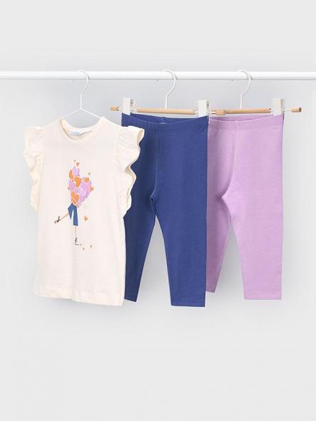 Mayoral Conjunto Leggins 2 pantalones 26-03729-012 Lilac [0]