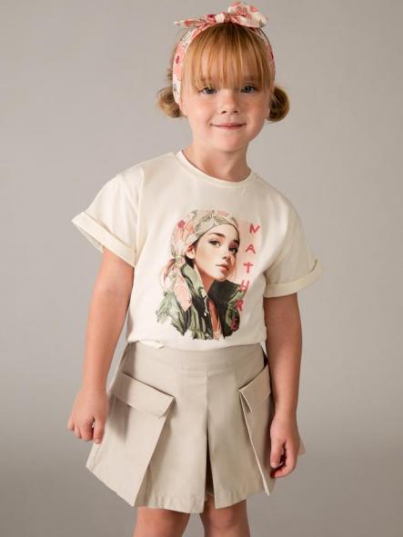 Mayoral falda Pantalon Fluida 26-03908-061 Arena