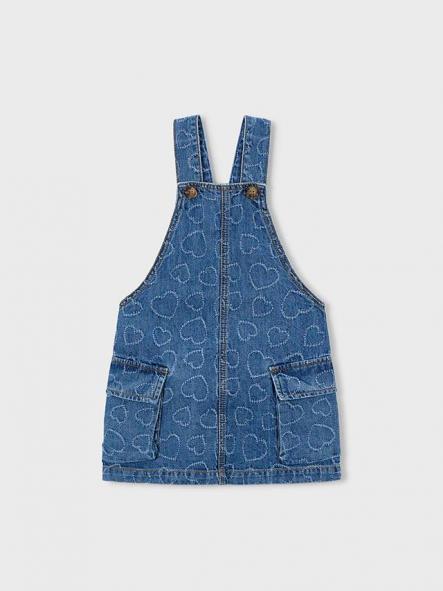Mayoral falda Peto Denim Fluido 26-03910-078 Corazon [1]